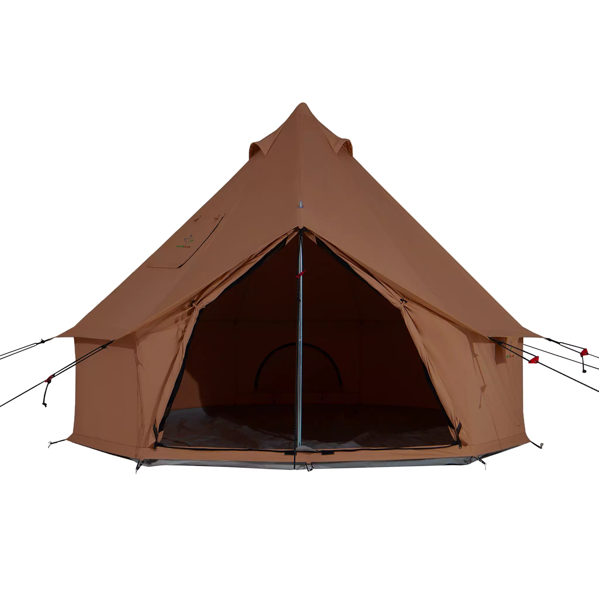 desert red color regatta bell tent without mesh