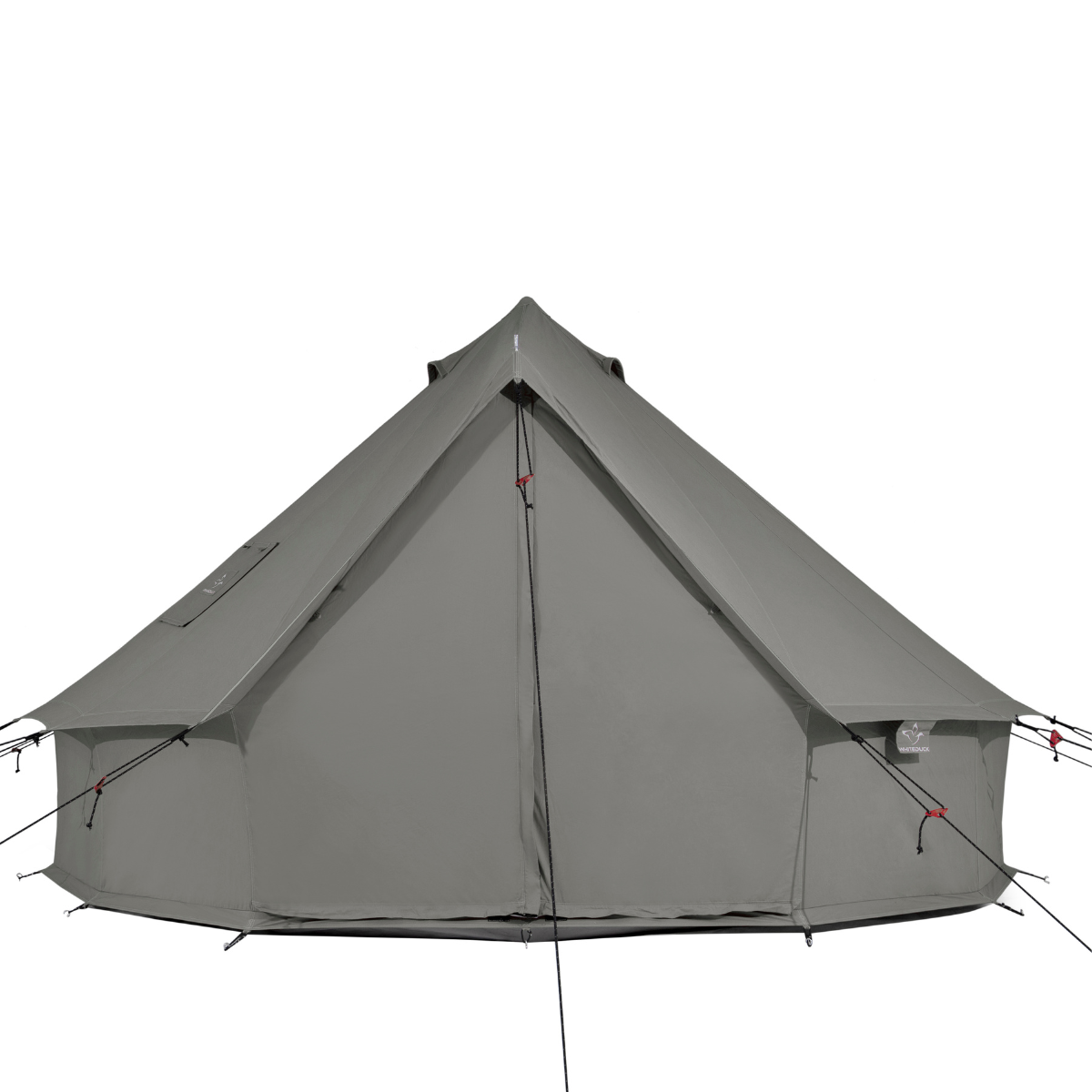 13 regatta bell tent boulder grey back view