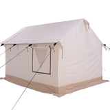 alpha wall tent 8x10 backside