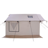 alpha wall tent 8x10 side view