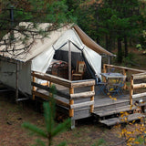 alpha wall tent 8x10 ready for glamping