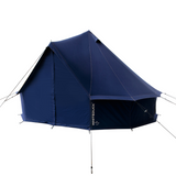 10' Regatta Bell Tent - Sapphire Blue back right side view