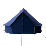 10' Regatta Bell Tent - Sapphire Blueback side view