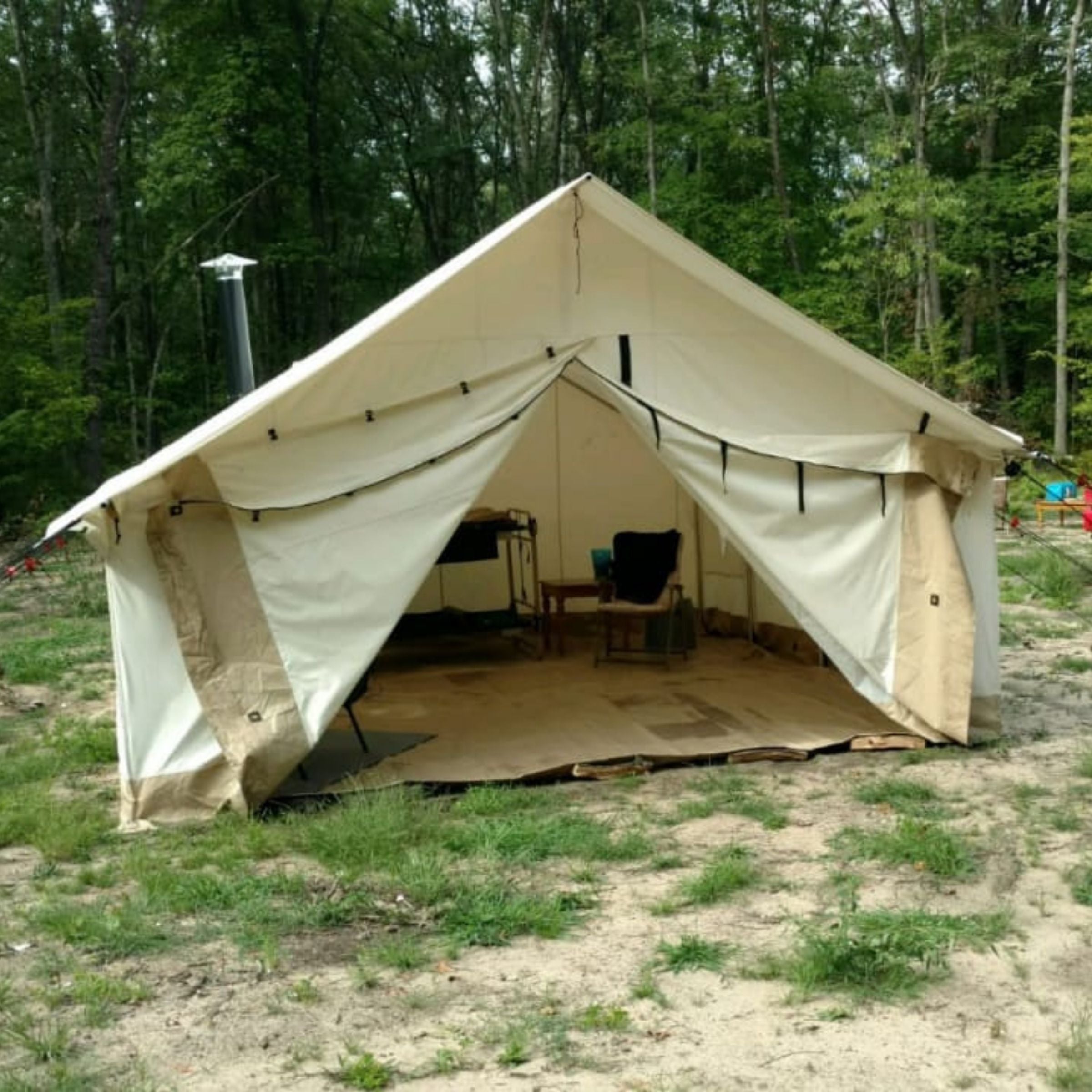 Frame Tent The Wall Tent Shop 12'x14' Alpha Wall Tent