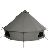 13 Regatta bell tent boulder grey back view