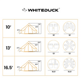 13 Regatta bell tent size comparisons