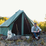 Usagé - Tente cloche régate de 16' - Vert forêt