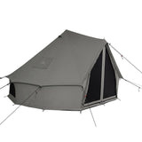 Regatta bell tent boulder grey left side view