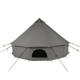 Regatta bell tent boulder grey rear view