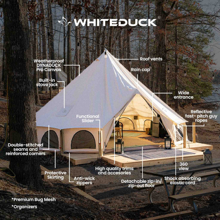 Avalon Bell Tent 13' | Canvas Camping Bell Tents for Family