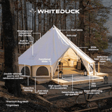 avalon bell tent features infographics