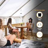 included items with alpha wall tent