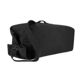 Hoplite Canvas Top Load Bag in black color on its side