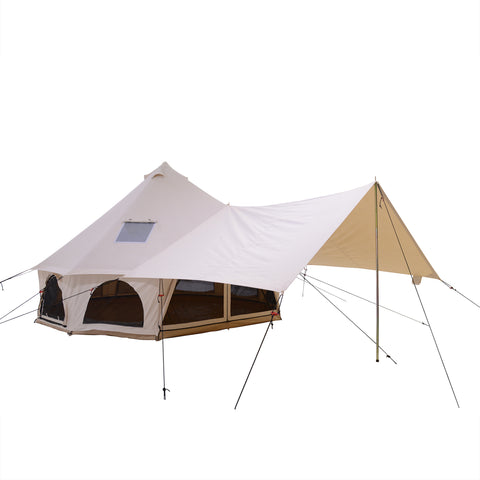 avalon bell tent awning main image